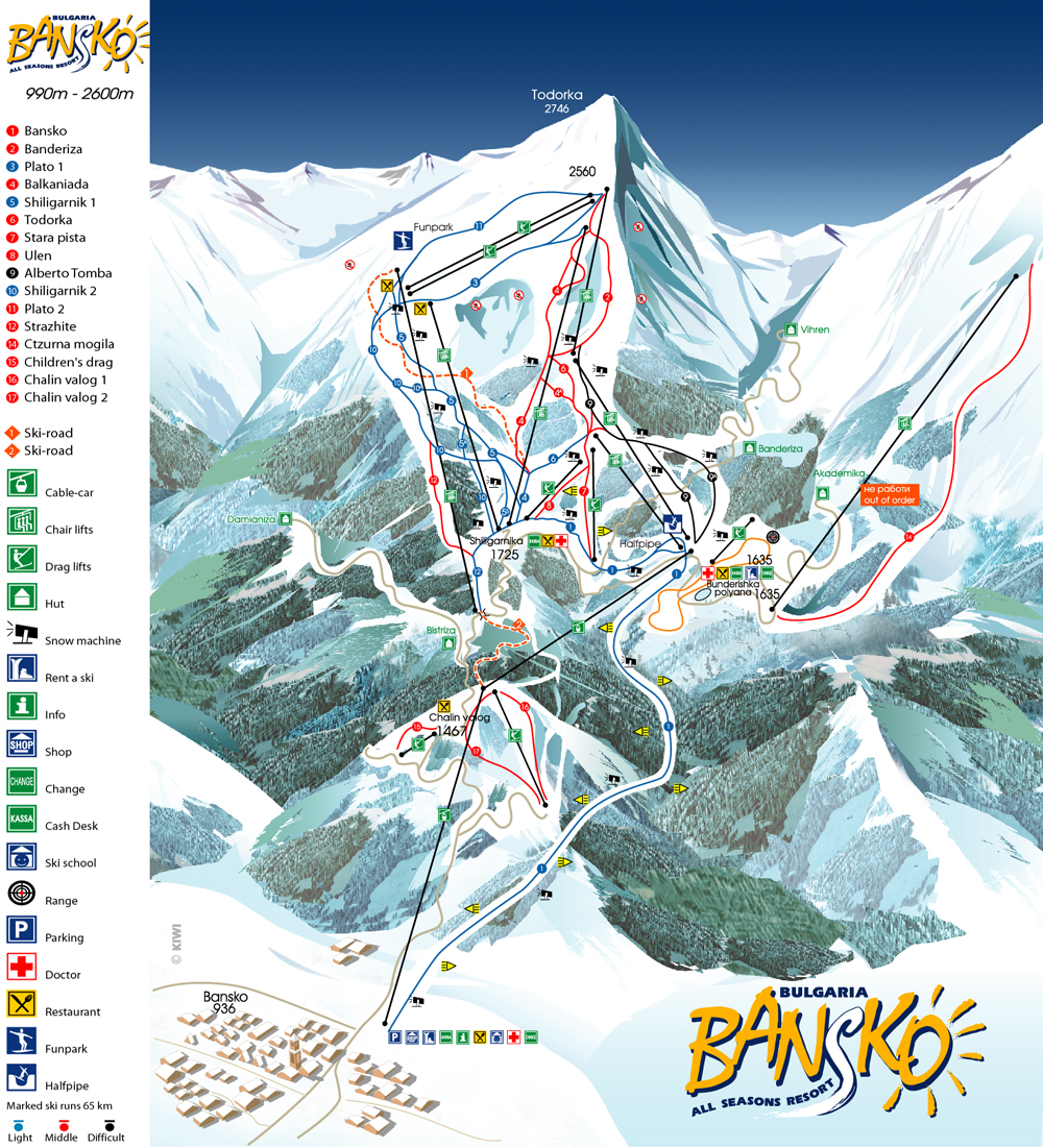 map-ski-bansko